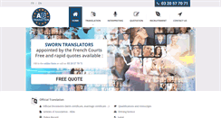 Desktop Screenshot of ab-traduction.com